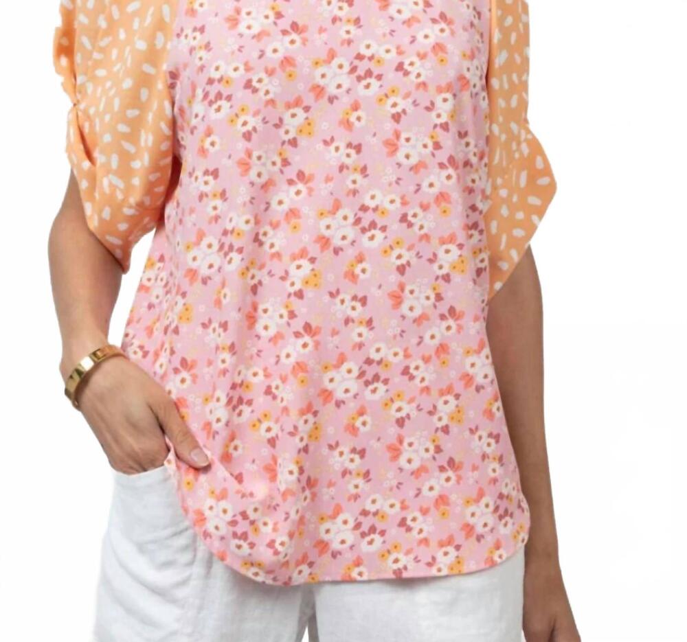 NEW IVY JANE ditsy & dash top in lilac